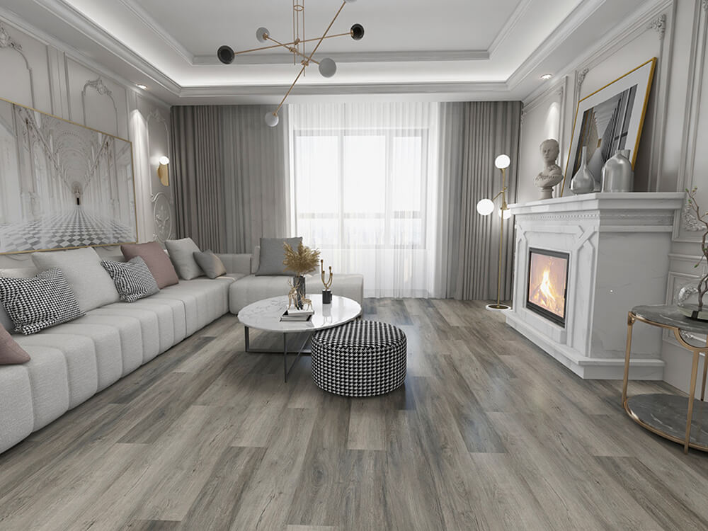 Полы LVT с сухой спиной